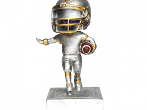 Silver Football Bobble Head - 52500GS