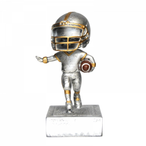 Silver Football Bobble Head - 52500GS