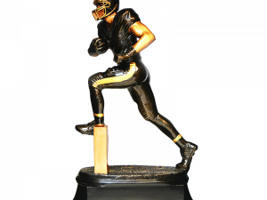 Black/Gold Live Action Football Player - 90700GS